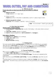 English Worksheet: Business