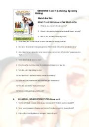 English Worksheet: Bend it like Bechham Comprehension and film review