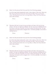 English Worksheet: 1 English
