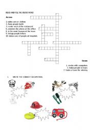 English Worksheet: What do they do? 2