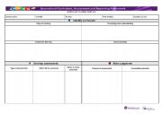 English Worksheet: unit planner