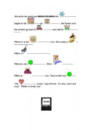 English Worksheet: Winnie in Winter