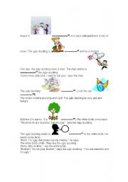 English Worksheet: The Ugly Duckling