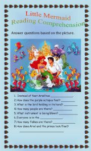 English Worksheet: Reading Comprehension