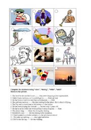 English Worksheet: timelinkers