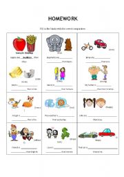 English Worksheet: Exercise Comparetives and Superlatives