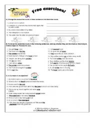 English worksheet: Mix kinds of Nouns 