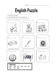 English Worksheet: English vocab wordsearch