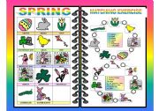 SEASONS PICTIONARY AND MATCHING ALL-IN-ONE (SPRING) 4/4