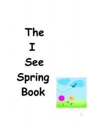 English worksheet: The I See Spring Book