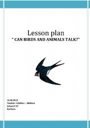 English Worksheet: Can birds and animals talk?