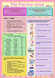 English Worksheet: The passive voice