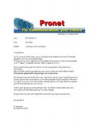 English Worksheet: role play