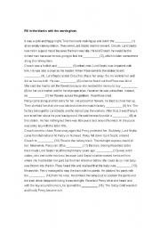 English Worksheet: Summary on Gulp and Gasp