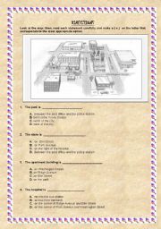 English Worksheet: DIRECTIONS