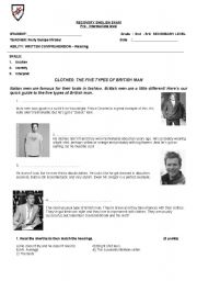 English Worksheet: reading comprehension tests