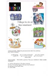 English worksheet: Leisure Time