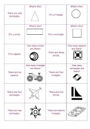 English worksheet: Shapes