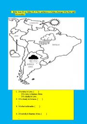 English Worksheet: weather