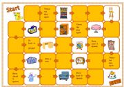 English Worksheet: Boardgame 