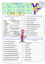 English Worksheet: Future Simple Tense