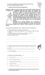 English Worksheet: simple present and simple past
