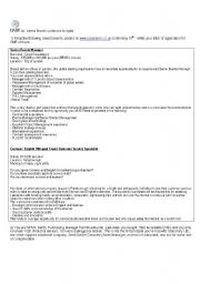 English Worksheet: email writing - business English