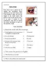 English Worksheet: Reading