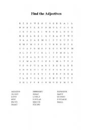 English Worksheet: crossword