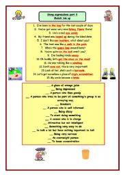 English Worksheet: Slang expressions part 3