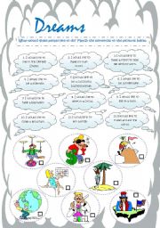 English Worksheet: Dreams