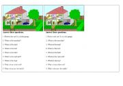 English worksheet: the house