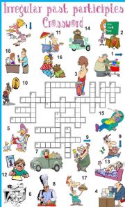 Irregular past participles crossword