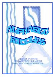 English Worksheet: ALPHABET RIDDLES 