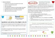 English Worksheet: New ways of meeting people - + key