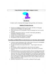 English Worksheet: How to Use Dictation  Exercises to Help English Language Students  