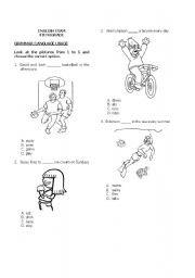 English worksheet: ENGLISH TEST FOR 5TH GRADE