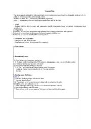 English worksheet: ESL Lesson Plan (Summarizing specific information)