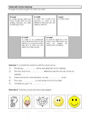 Confusable verbs: to laugh / to smile / to grin / to smirk / to sneer