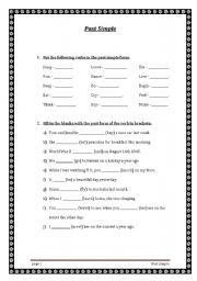 English Worksheet: Past Simple