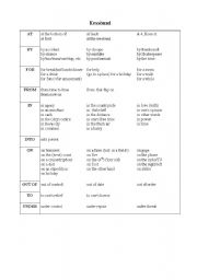 English worksheet: Prepositions