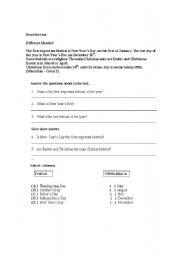 English Worksheet: Interpretation of text