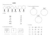 English worksheet: Numbers