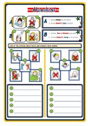 English Worksheet: present simple negative