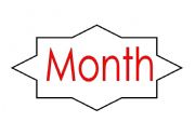 English worksheet: month of year