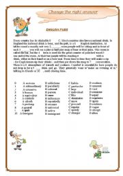 choose the right word drill  use of English