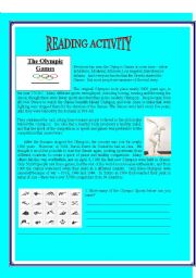 English worksheet: Reading Activity