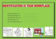 English Worksheet: identifying workplace