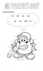 English Worksheet: MR POTATO