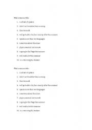 English worksheet: Find Someone Who Human Bingo